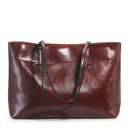 Genuine Leather Tote Bag for Women