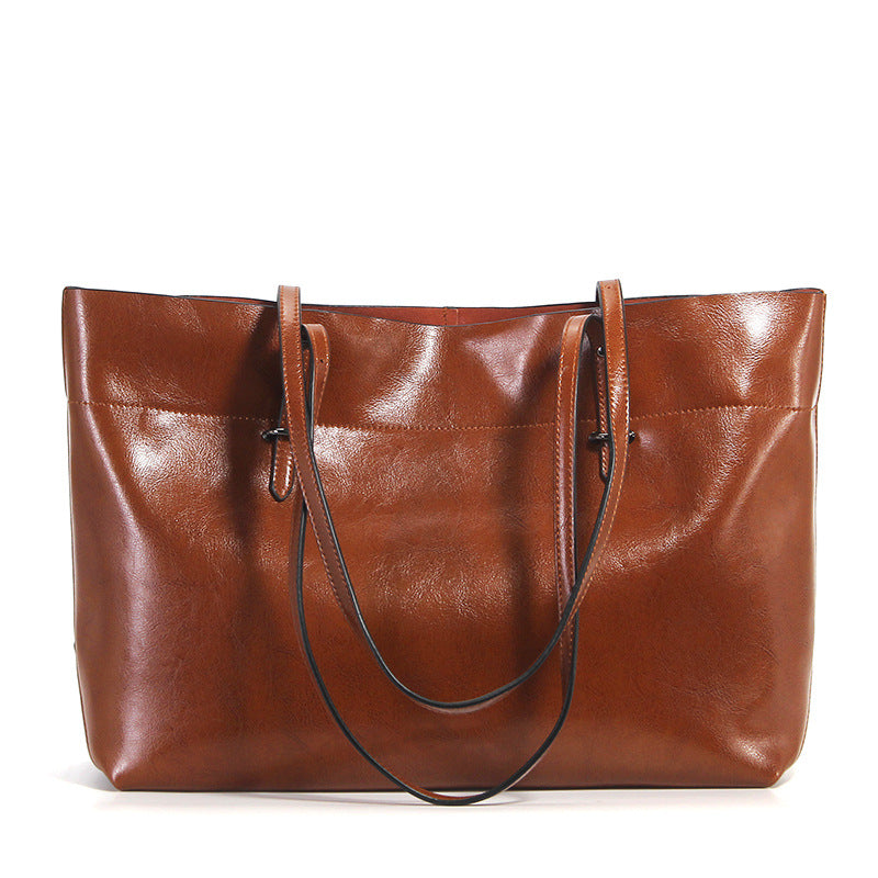 Genuine Leather Tote Bag for Women