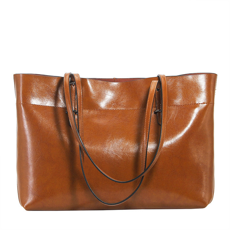 Genuine Leather Tote Bag for Women