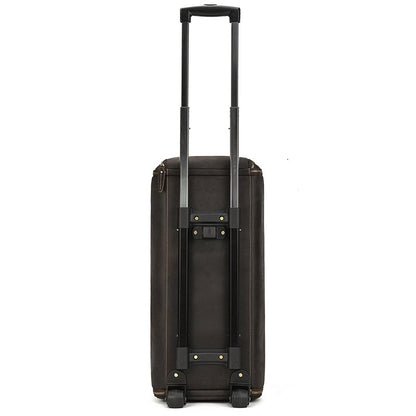 Genuine Leather Trolley Bag