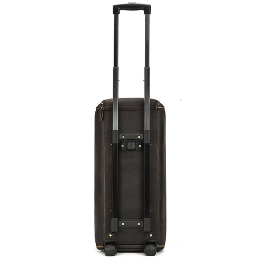 Genuine Leather Trolley Bag
