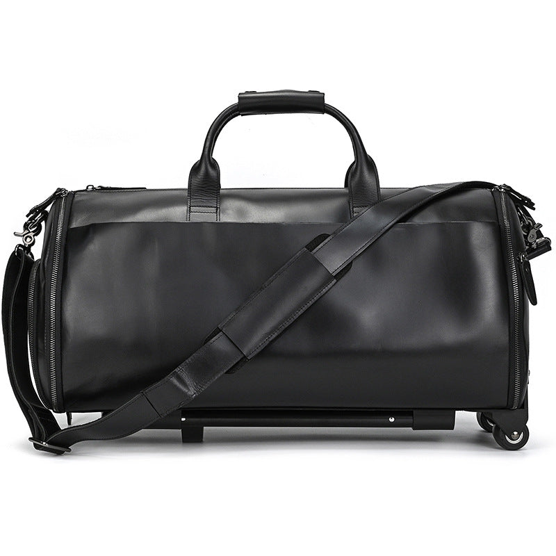 Genuine Leather Trolley Bag