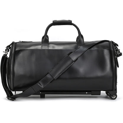 Genuine Leather Trolley Bag