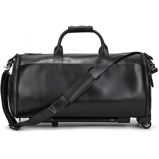 Genuine Leather Trolley Bag