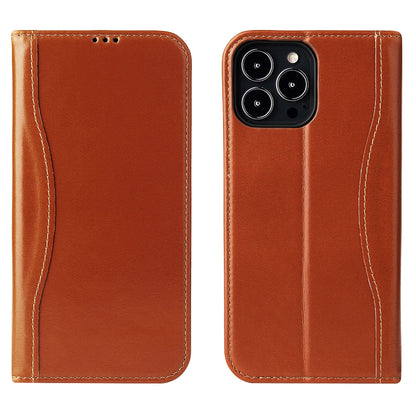Genuine Leather Wallet-Style Phone Case