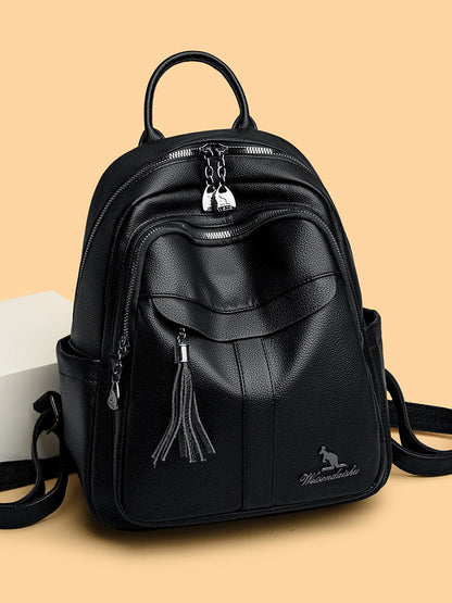 Genuine Leather Women Backpack