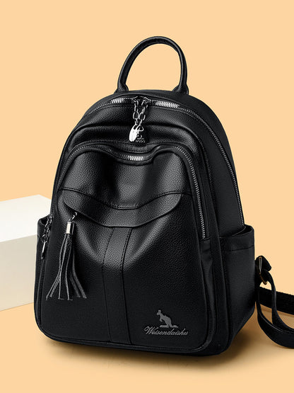 Genuine Leather Women Backpack