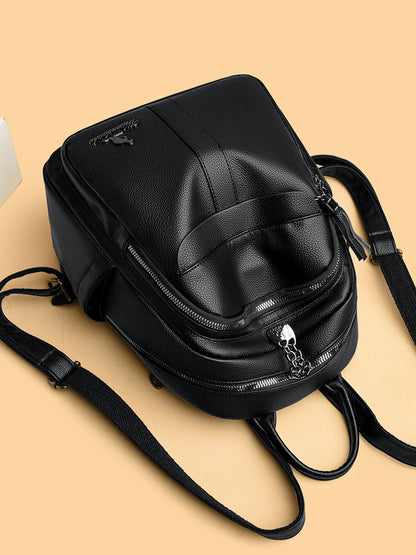 Genuine Leather Women Backpack