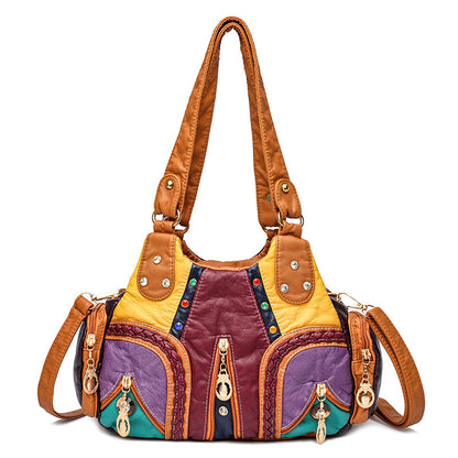 Genuine Leather Women Handbag Crossbody Shoulder Bag