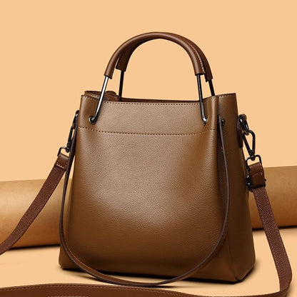 Genuine leather women's handbag