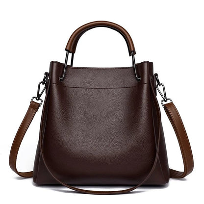 Genuine leather women's handbag