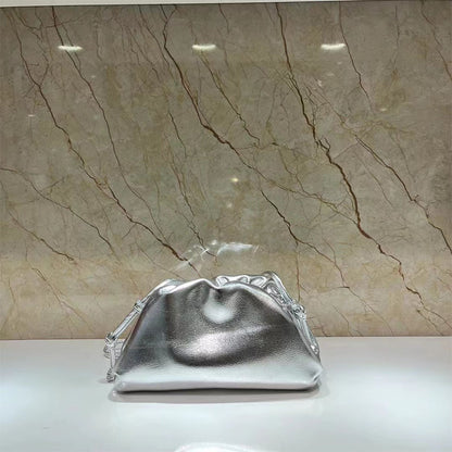 Genuine Leather Women Shoulder Crossbody Clutch Bag