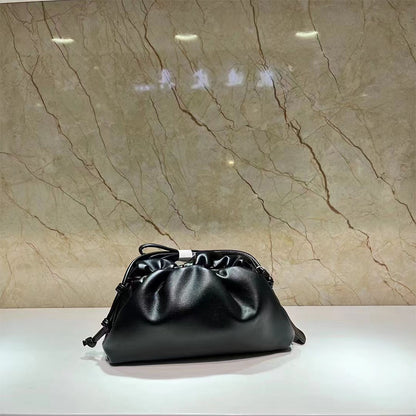 Genuine Leather Women Shoulder Crossbody Clutch Bag