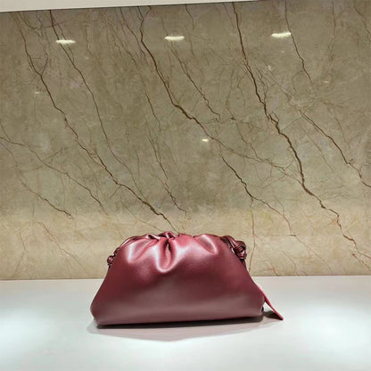 Genuine Leather Women Shoulder Crossbody Clutch Bag