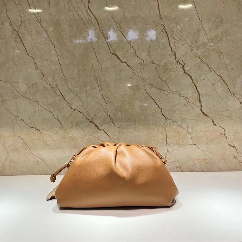 Genuine Leather Women Shoulder Crossbody Clutch Bag