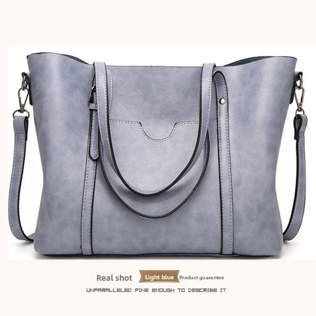 Genuine Leather Women Tote Bag