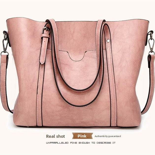 Genuine Leather Women Tote Bag