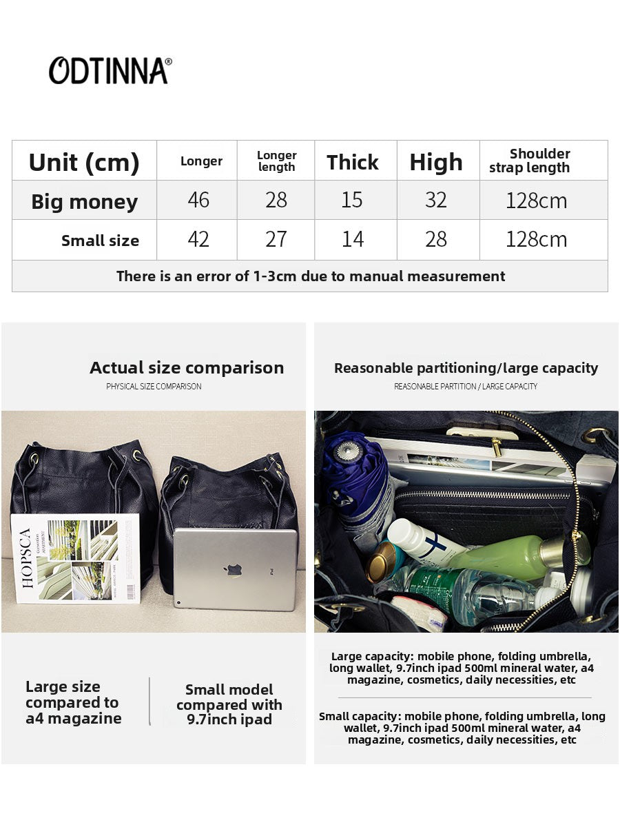 Genuine Leather Women Tote Bag