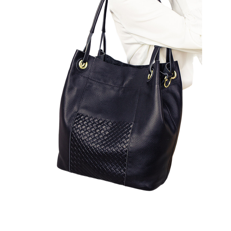 Genuine Leather Women Tote Bag