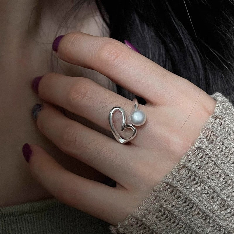 Geometric 925 Sterling Silver Adjustable Ring