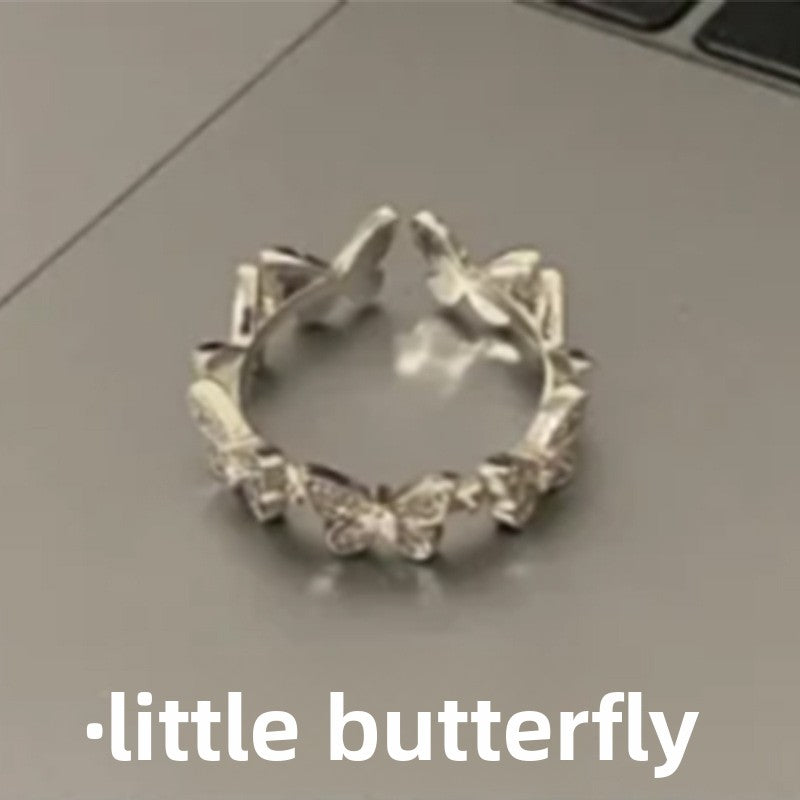 Geometric 925 Sterling Silver Adjustable Ring