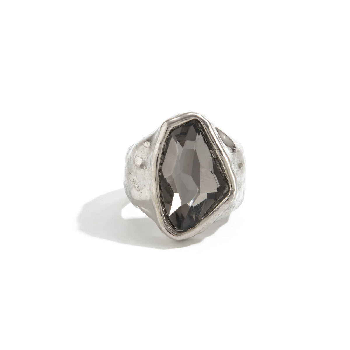 Geometric Acrylic Diamond Ring