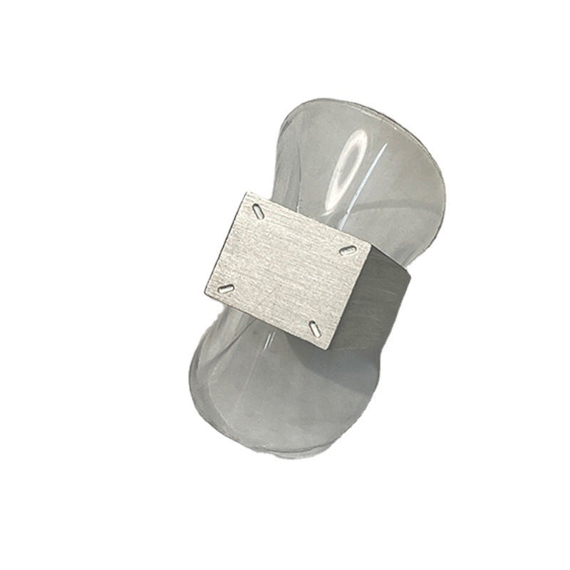 Geometric Adjustable Square Ring