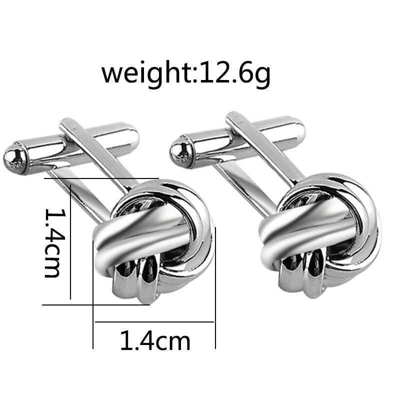 Geometric Alloy Cufflinks