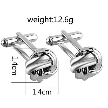 Geometric Alloy Cufflinks