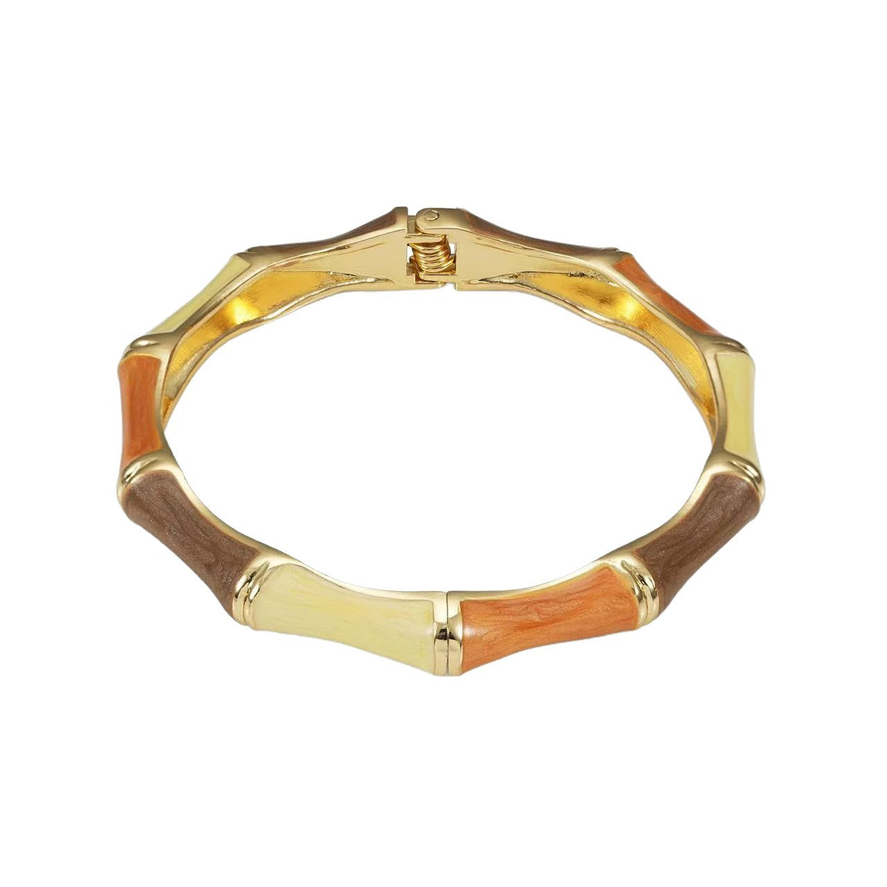 Geometric Bamboo Style Bracelet Set