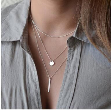 Geometric Chain Necklace