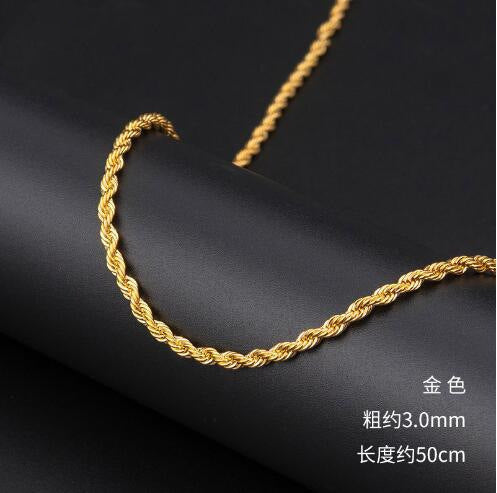 Geometric Chain Necklace