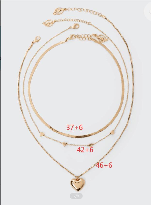 Geometric Chain Necklace