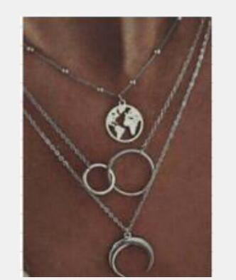Geometric Chain Necklace