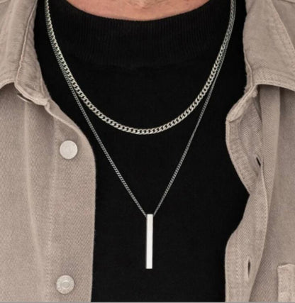Geometric Chain Necklace