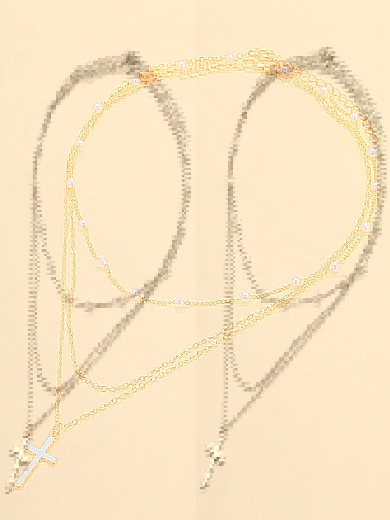 Geometric Chain Necklace