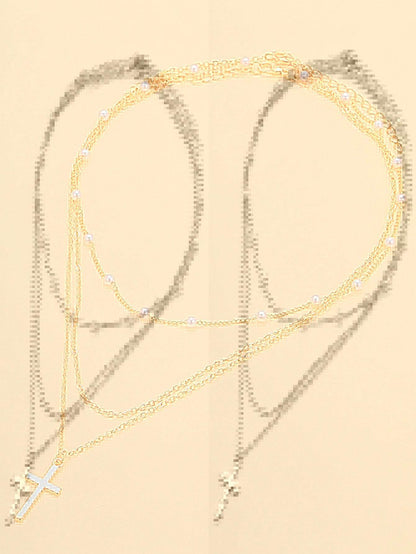Geometric Chain Necklace