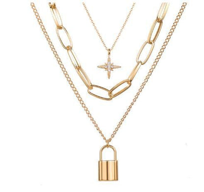Geometric Chain Necklace
