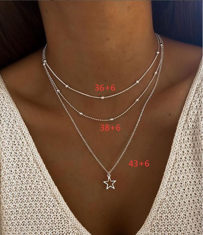 Geometric Chain Necklace