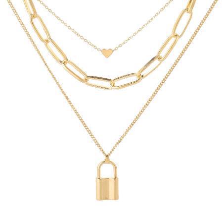 Geometric Chain Necklace