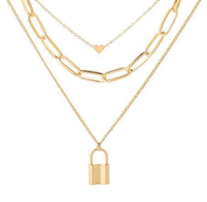 Geometric Chain Necklace