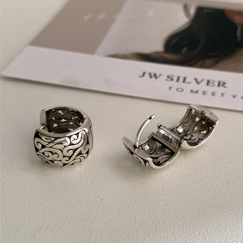 Geometric Circle Earrings