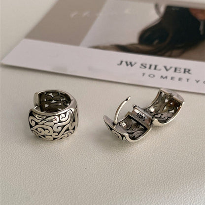 Geometric Circle Earrings