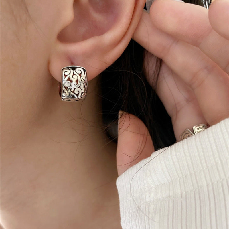 Geometric Circle Earrings