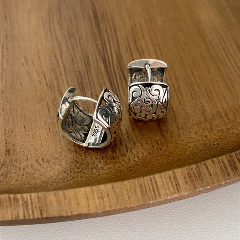 Geometric Circle Earrings