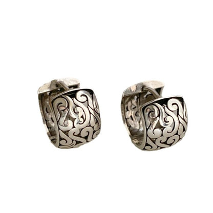 Geometric Circle Earrings