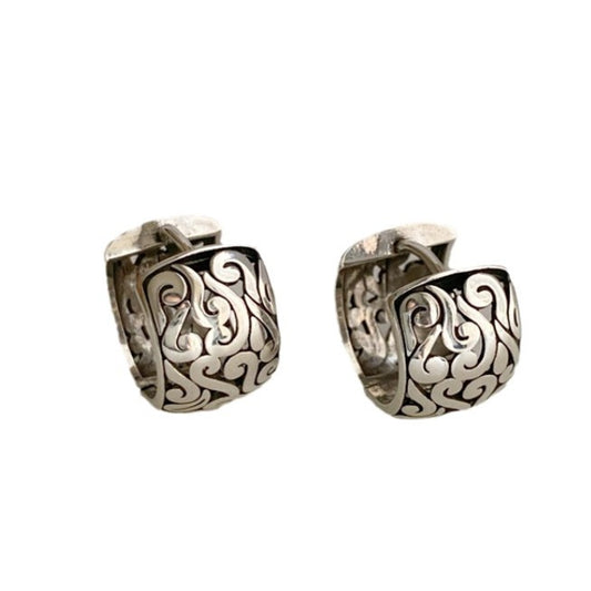 Geometric Circle Earrings