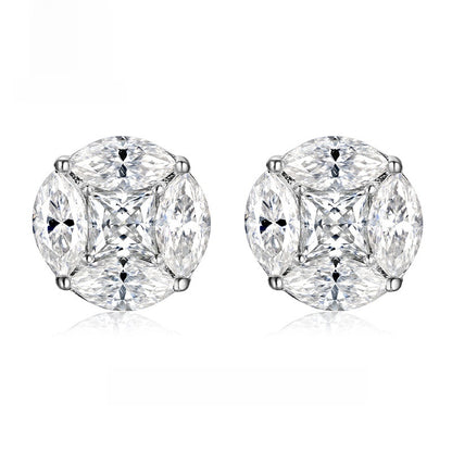 Geometric Circular Ear Studs