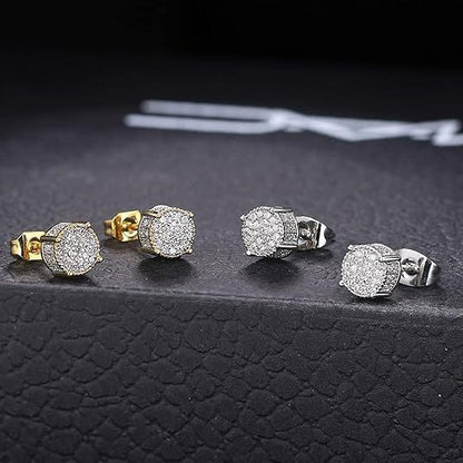 Geometric Diamond Earrings