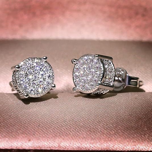 Geometric Diamond Earrings